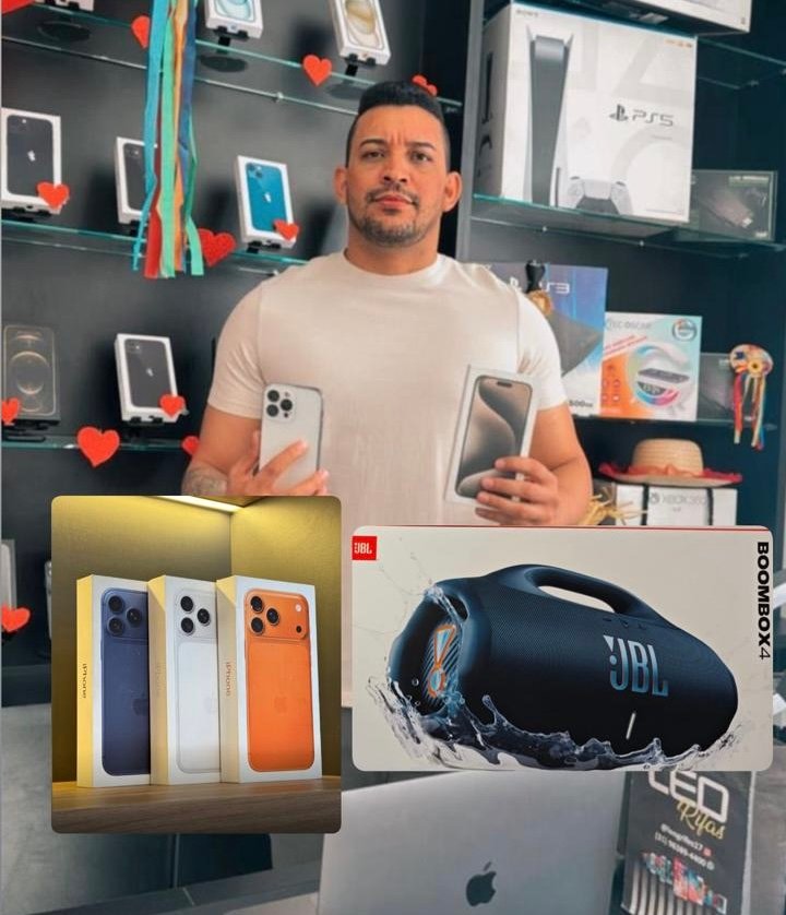 IPHONE 17 PRO MAX, JBL BOMBOX 4 e 3 MIL REAIS!!!